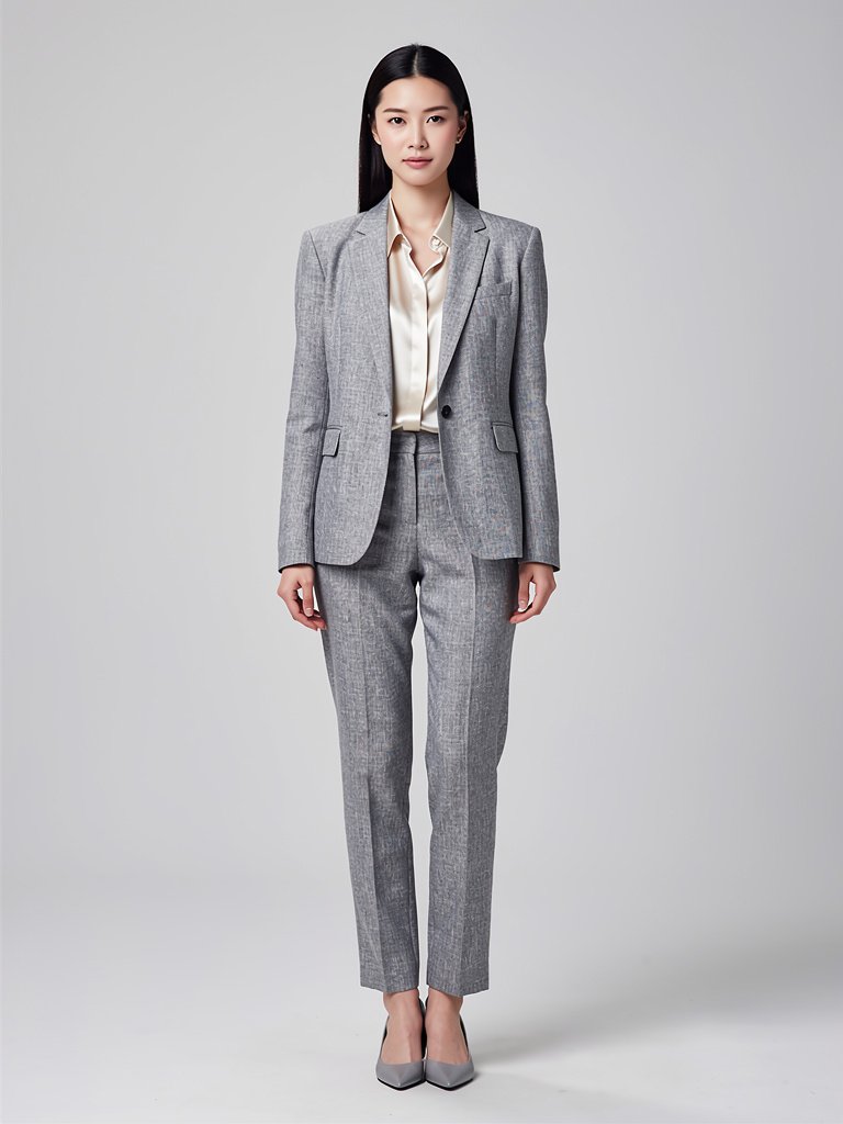 Bộ ba blazer sơ mi quần · Tạo lại
